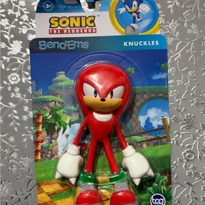 Sonic the Hedgehog Bendems Knuckles Toy - Red